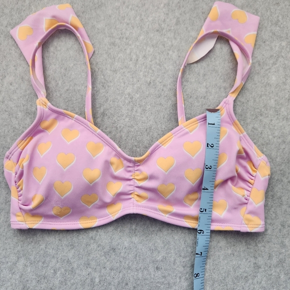 Stoney Clover Lane x Target NWOT Women’s Flutter Strap Heart Bikini Top Size S - Picture 5 of 10